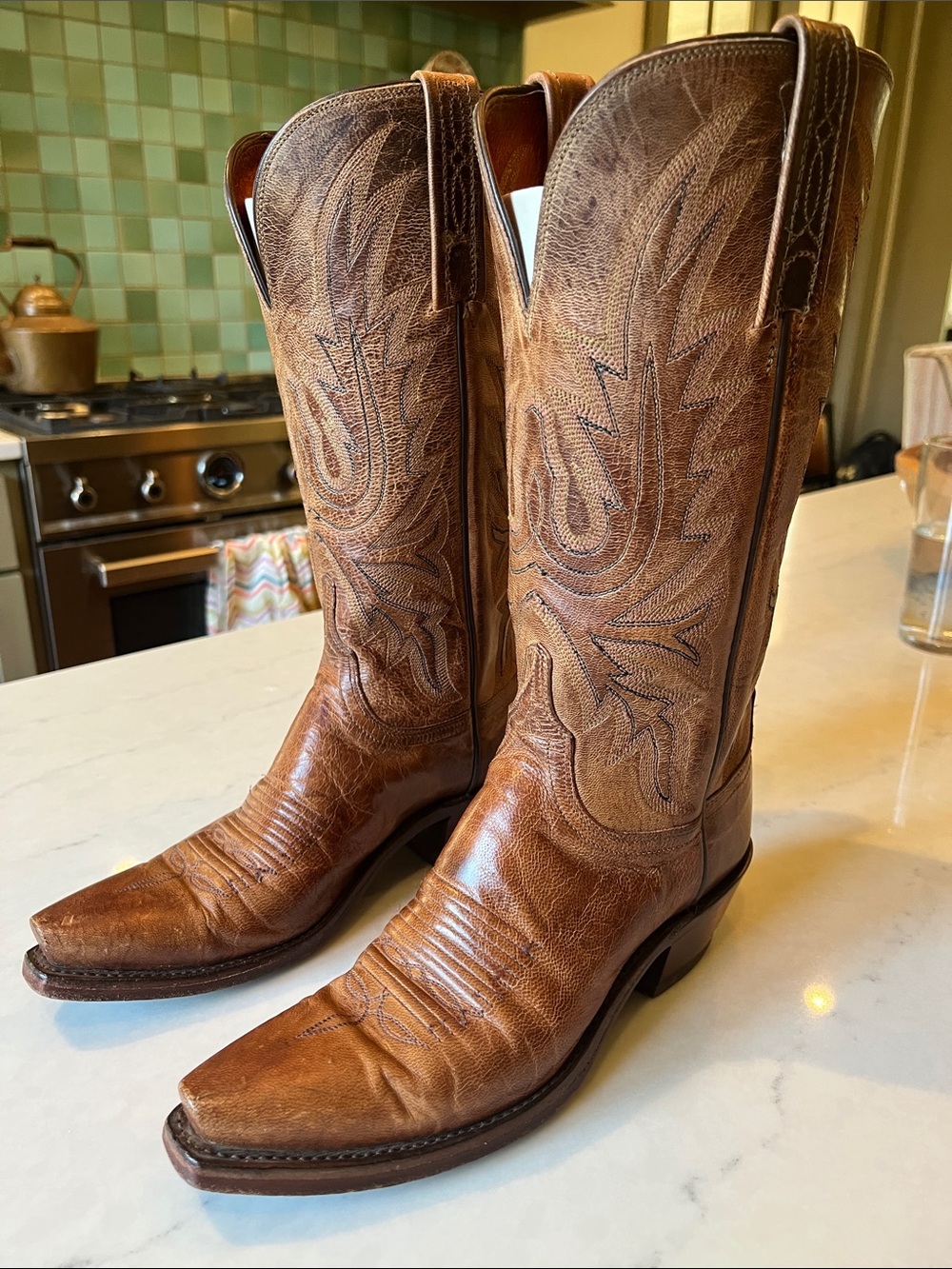 Lucchese 1883 Savannah Tan Boots